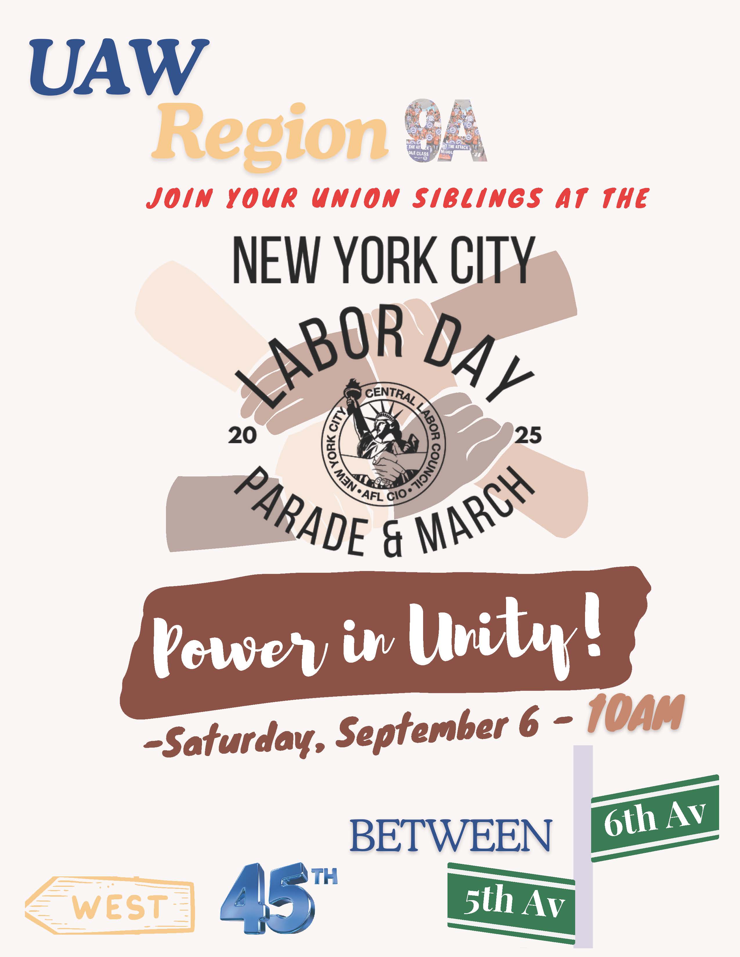 2025 NY Labor Day Parade Flyer