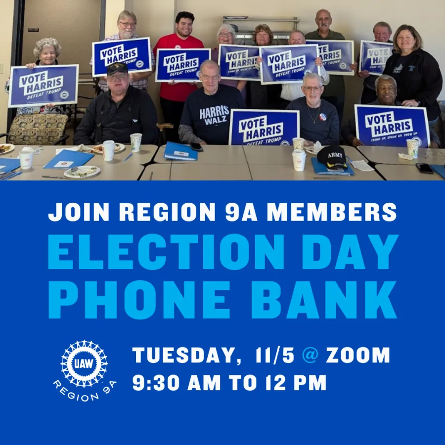 Region 9A Election Day Phone Bank